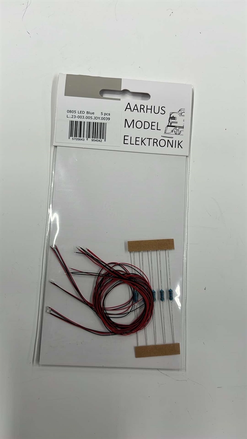 Aarhus Model Elektronik 0015 3 v LED, varm hvid, 10 stk pakke